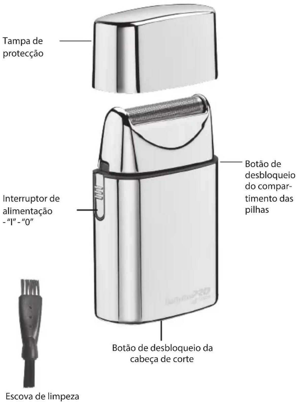 BABYLISS Pro 4Artists FOILFX01 - MÁQUINA DE BARBEAR COM REDE DE CORTE SIMPLES SEM FIO FXFS1E - 1