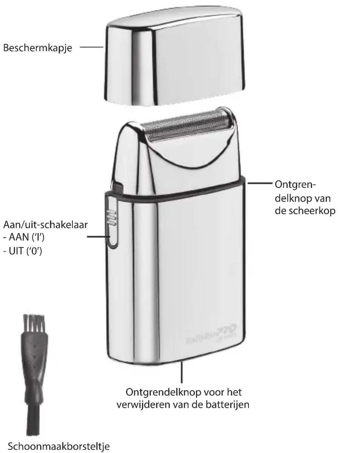 BABYLISS Pro 4Artists FOILFX01 - FXFS1E DRAADLOOS SCHEERAPPARAAT MET ENKEL SCHEERBLAD - 1