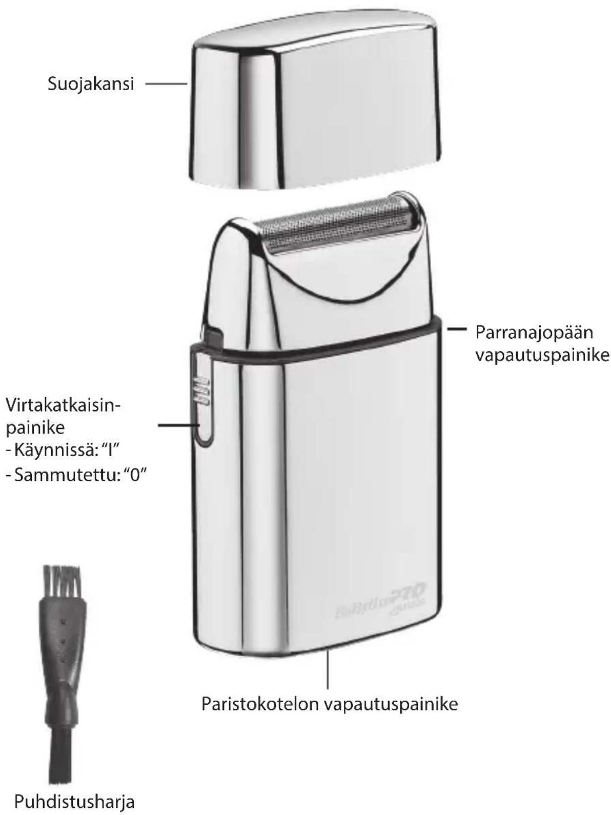 BABYLISS Pro 4Artists FOILFX01 - LANGATON YKSITERÄINEN PARRANAJOKONE FXFS1E - 1