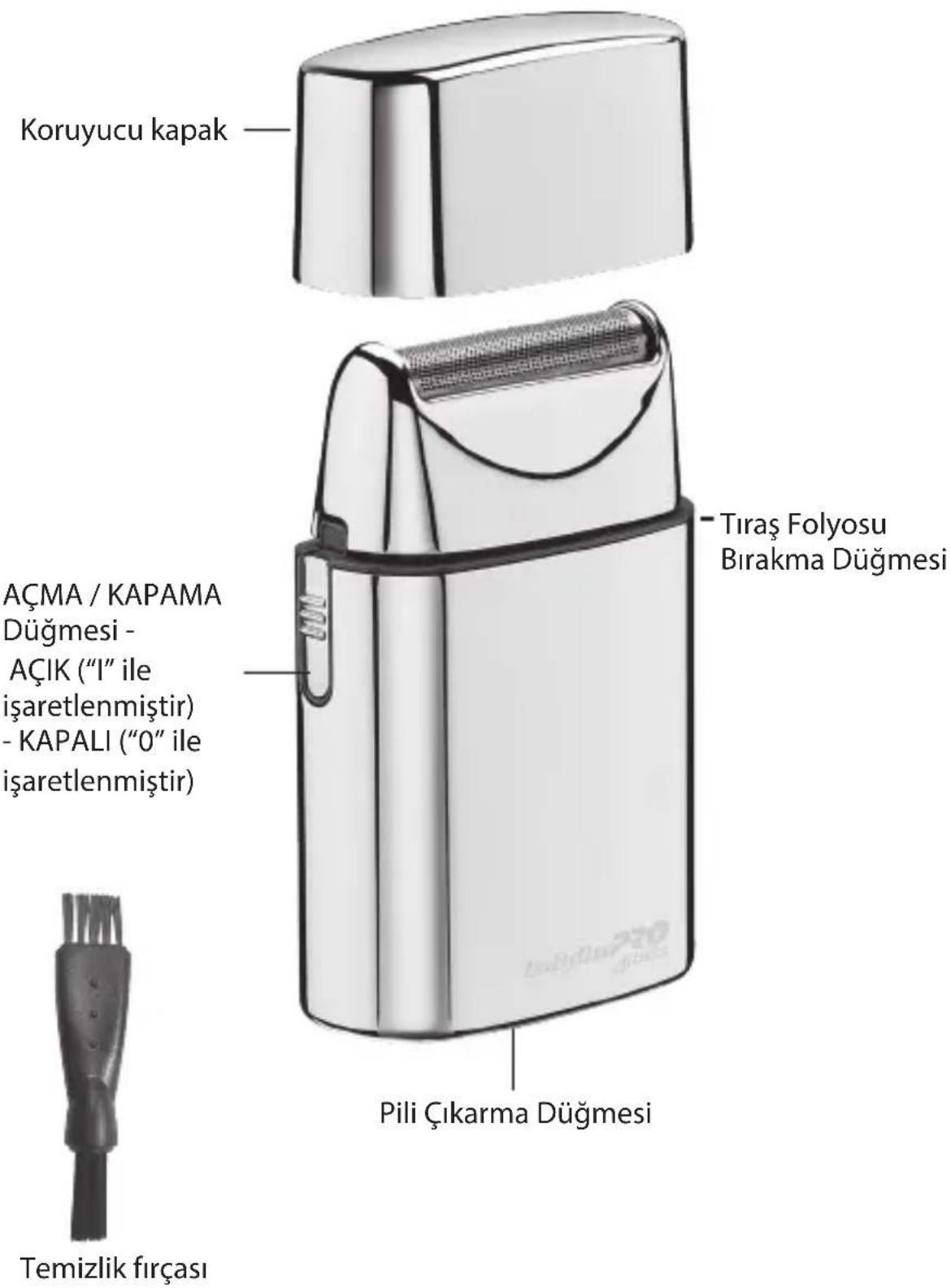 BABYLISS Pro 4Artists FOILFX01 - FXFS1E KABLOSUZ (PİLLİ) FOLYO TIRAŞ MAKİNESİ - 1