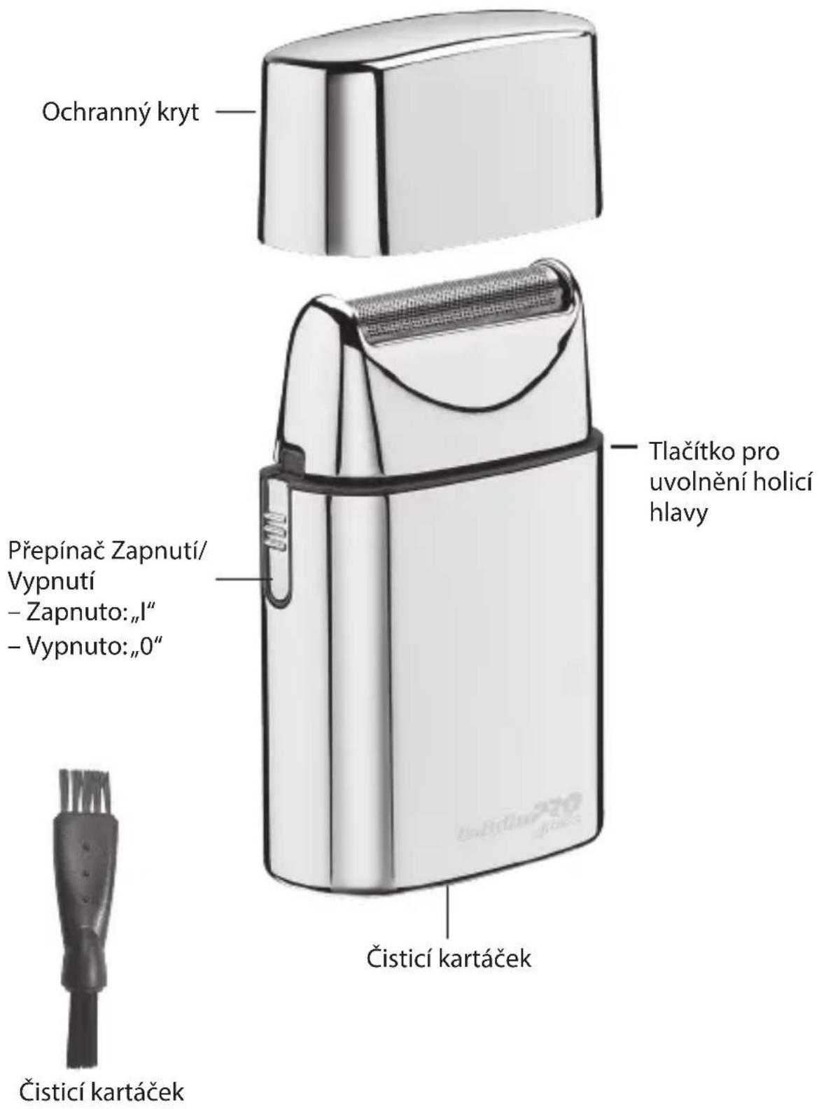 BABYLISS Pro 4Artists FOILFX01 - BEZDRÁTOVÝ HOLICÍ STROJEK S JEDNODUCHOU ČEPELÍ FXFS1E - 1