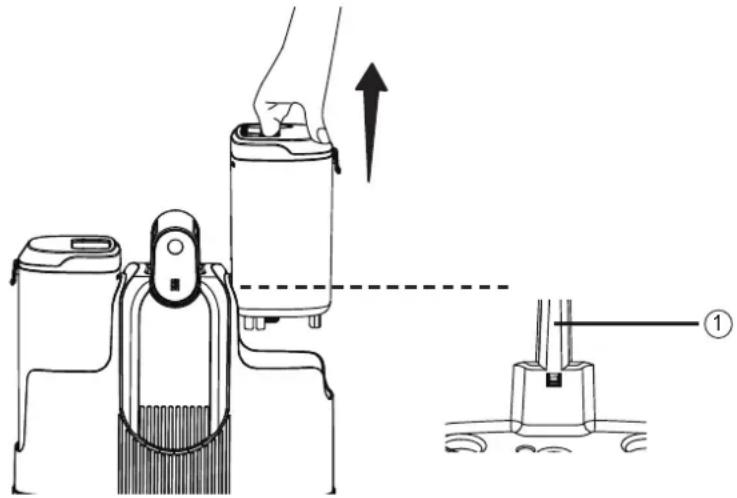Vacmaster DSCC2401 0101 - Remplissage du réservoir d'eau propre - 1