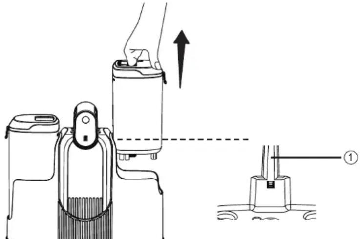 Vacmaster DSCC2401 0101 - Llenado del tanque de agua limpia - 1