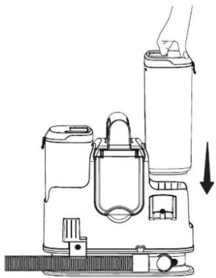 Vacmaster DSCC2401 0101 - Vidange du réservoir d'eau sale - 5
