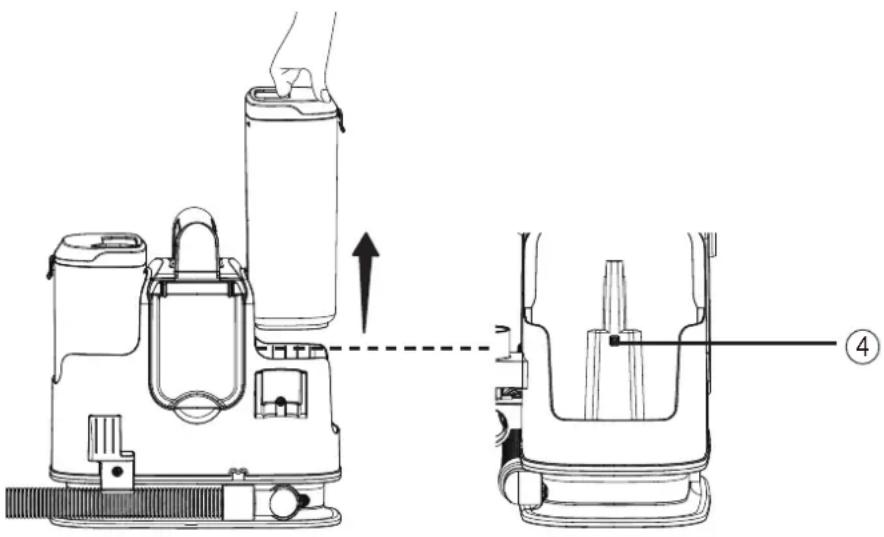 Vacmaster DSCC2401 0101 - Emptying the Dirty Water Tank - 1