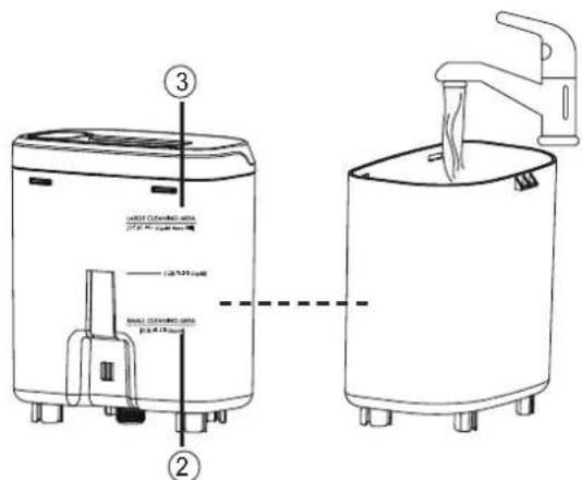Vacmaster DSCC2401 0101 - Llenado del tanque de agua limpia - 3