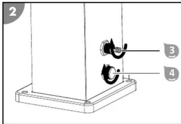 Steinbach Skyfall - To assemble the solar shower, proceed as follows: - 2