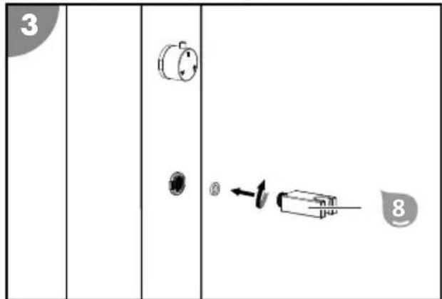 Steinbach Skyfall - To assemble the solar shower, proceed as follows: - 3
