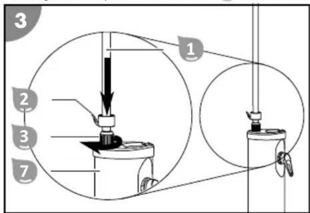 Steinbach Speedshower 049010 - Assembler la douche solaire - 3