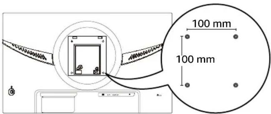 AMAZON BOCP7D88SW - Installation avec un kit de montage mural - 1