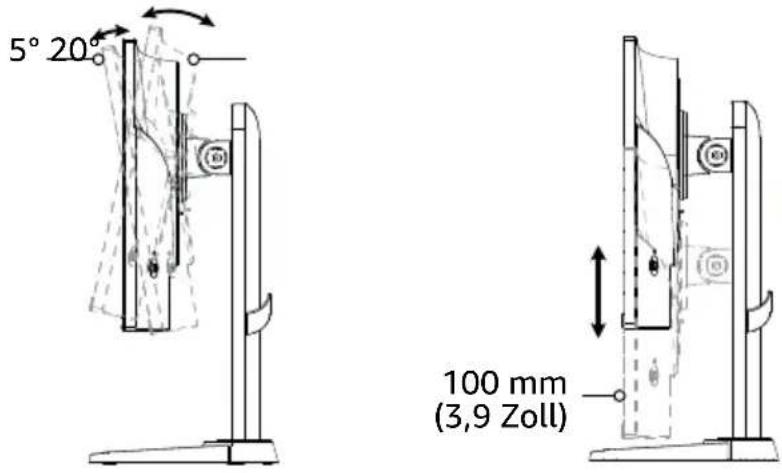 AMAZON BOCP7D88SW - Vorwärts/rückwärts und Höhe - 1