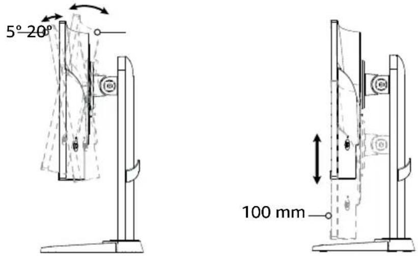 AMAZON BOCP7D88SW - Indietro/avanti e altezza - 1
