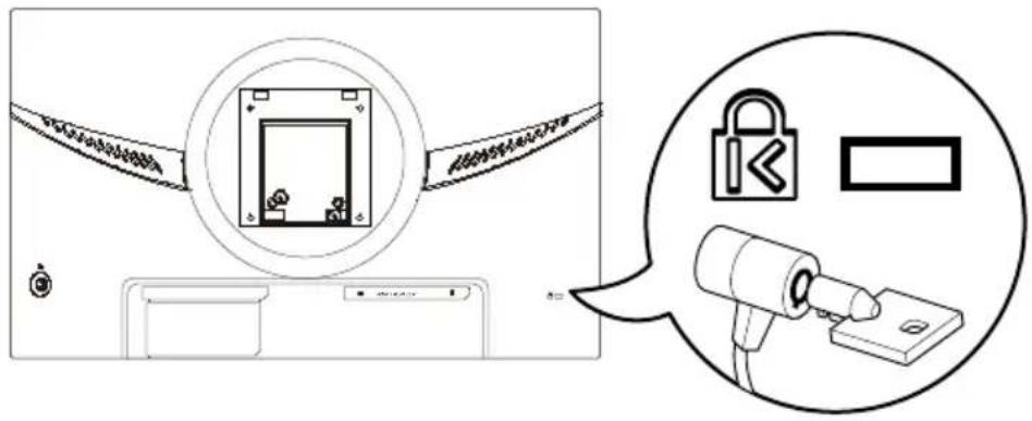 AMAZON BOCP7D88SW - Installing a Cable Lock - 1