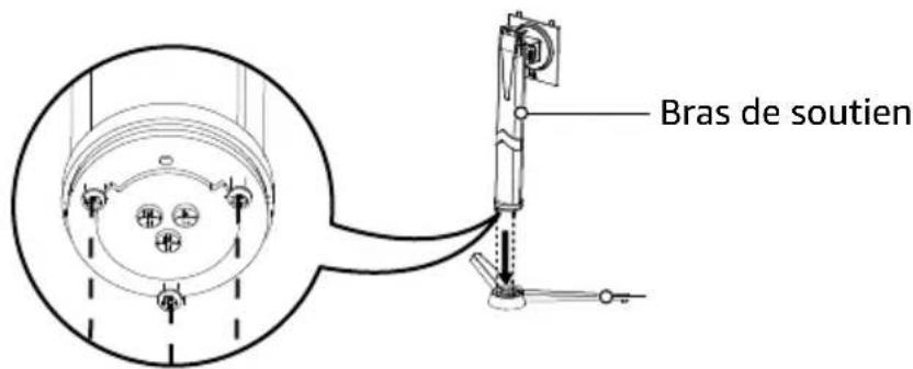 AMAZON BOCP7D88SW - Fixation de la base du moniteur - 1
