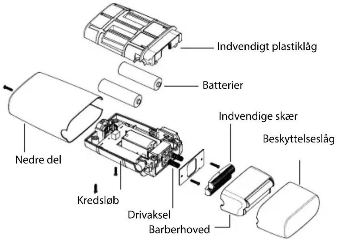 BABYLISS FXFS2GE - UDTAGELSE AF BATTERIER - 1
