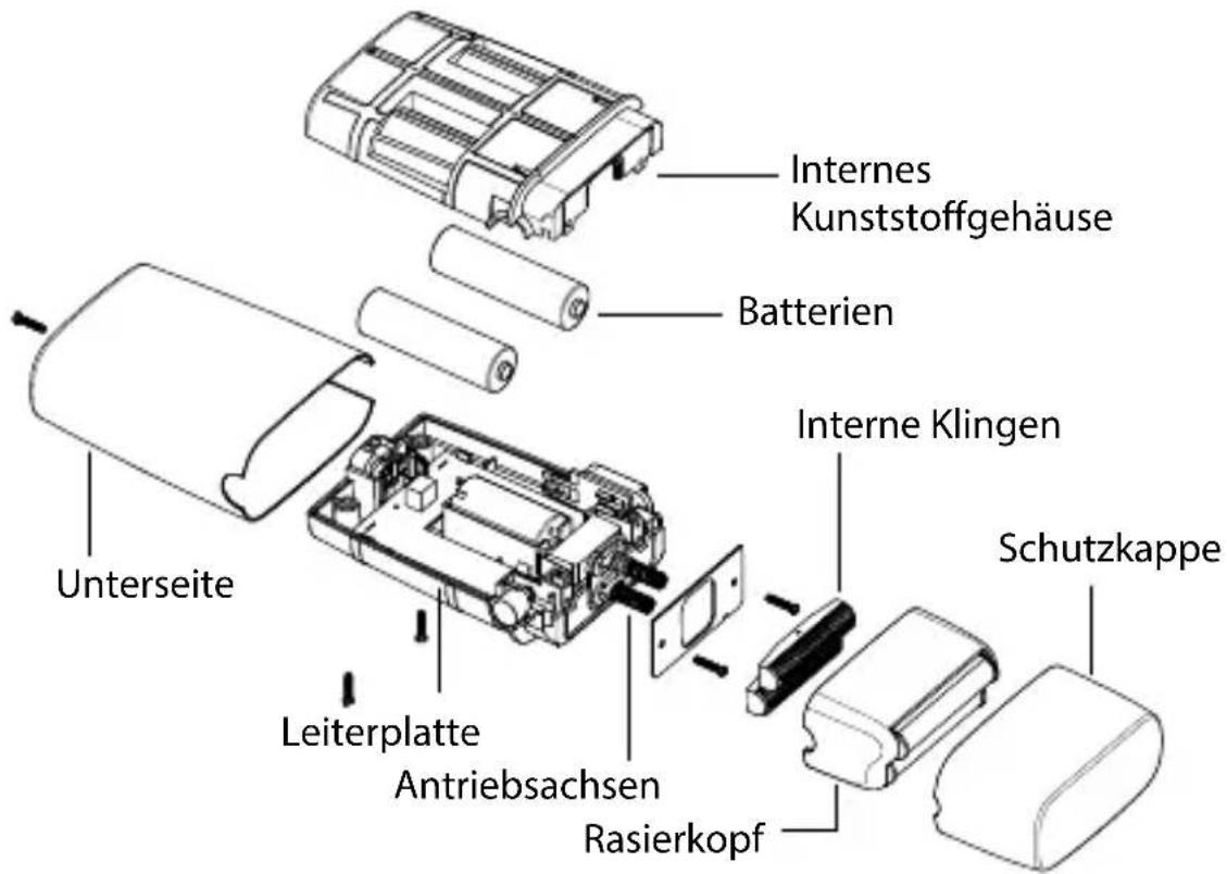 BABYLISS FXFS2GSE - ENTFERNEN DER BATTERIEN - 1