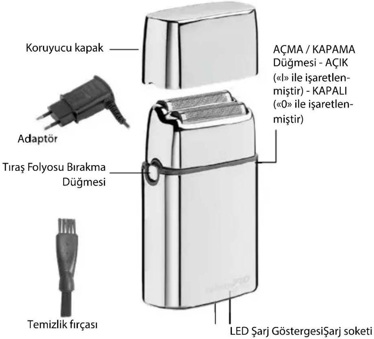 BABYLISS FXFS2E - PİLLERİN ÇIKARILMASI - 2