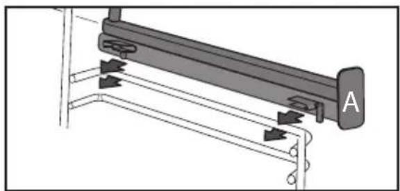 DE DIETRICH DOR 7586 AH - INSTALLING AND REMOVING THE SLIDING RAILS - 2