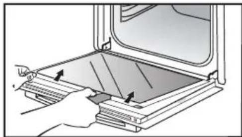 DE DIETRICH DOR 7586 AH - REMOVING AND PUTTING BACK THE DOOR - 3