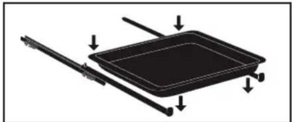 DE DIETRICH DOR 7586 AH - - PLAT SUPPORT ALIMENT SPÉCIAL VAPEUR 100% - 3
