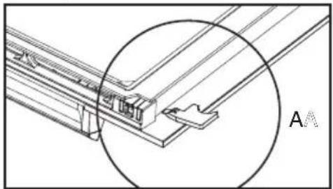 DE DIETRICH DKR 7580 G - REMOVING AND PUTTING BACK THE DOOR - 3