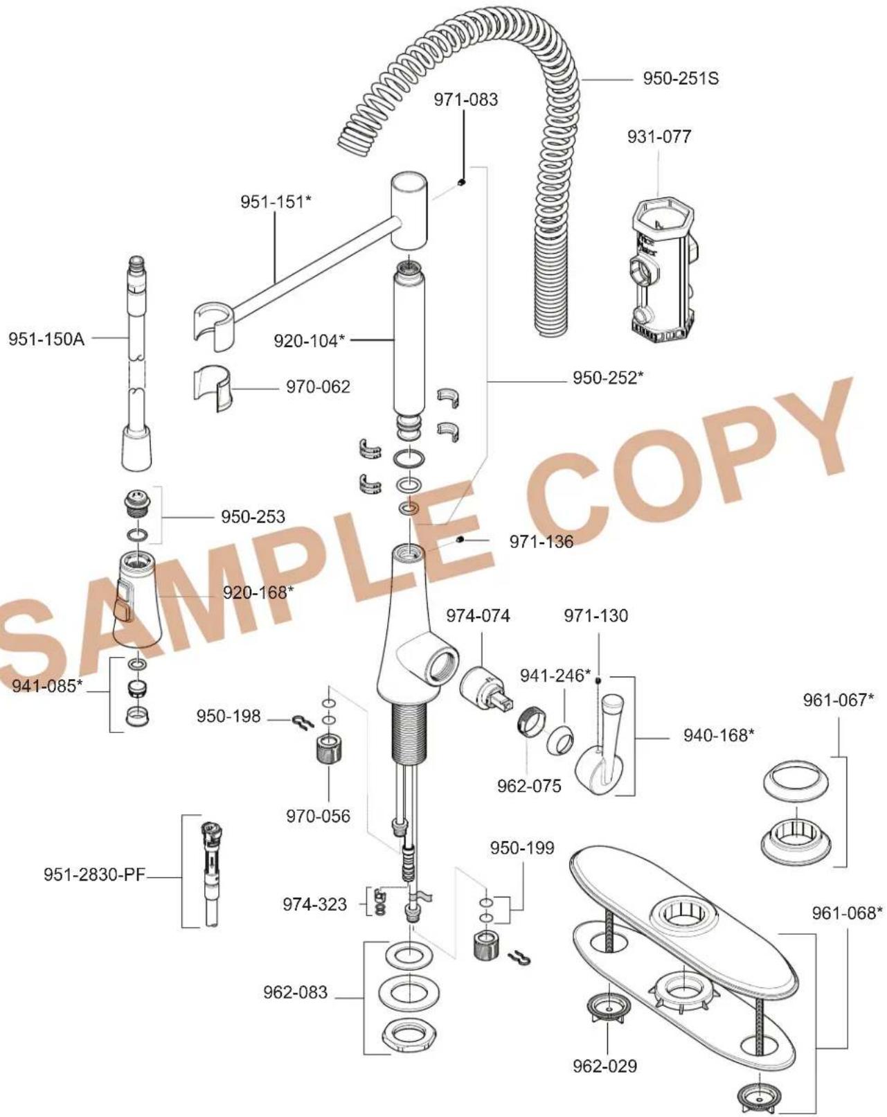 Pfister Zuri LG529-MC - Instructions de nettoyage : - 2