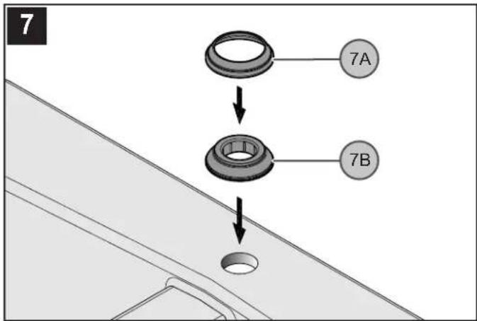 Pfister Zuri LG529-MC - FIXATION DE LA PLAQUE MÉTALLIQUE AU PLATEAU DE MONTAGE - 2