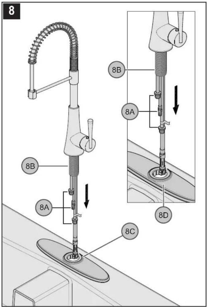 Pfister Zuri LG529-MC - INSTALLING MOUNTING RING - 1