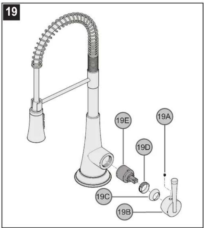 Pfister Zuri LG529-MC - LIMPIEZA DEL AIREADOR - 1