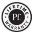Pfister Pfirst LG16-200 - Limitations and Exclusions: - 1