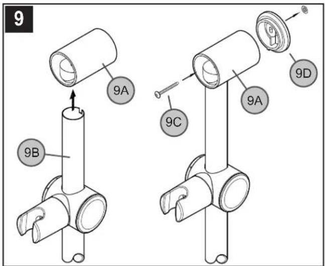 Pfister Pfirst LG16-200 - BOTTOM POST AND BAR INSTALLATION - 1
