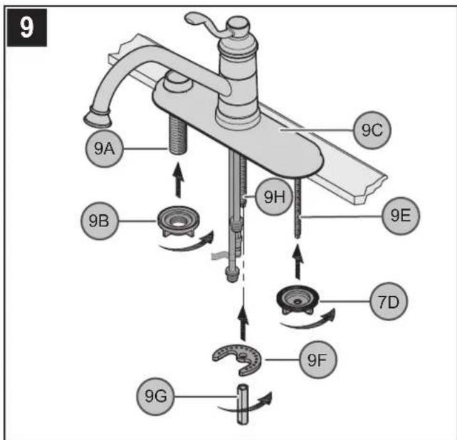 Pfister Portland LG34-4P - FAUCET INSTALLATION - 1