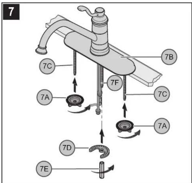 Pfister Portland LG34-4P - FAUCET INSTALLATION - 1