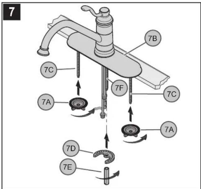 Pfister Portland LG34-4P - INSTALLATION DU ROBINET - 1