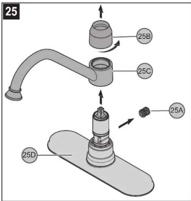 Pfister Portland LG34-4P - CARTRIDGE REMOVAL - 1
