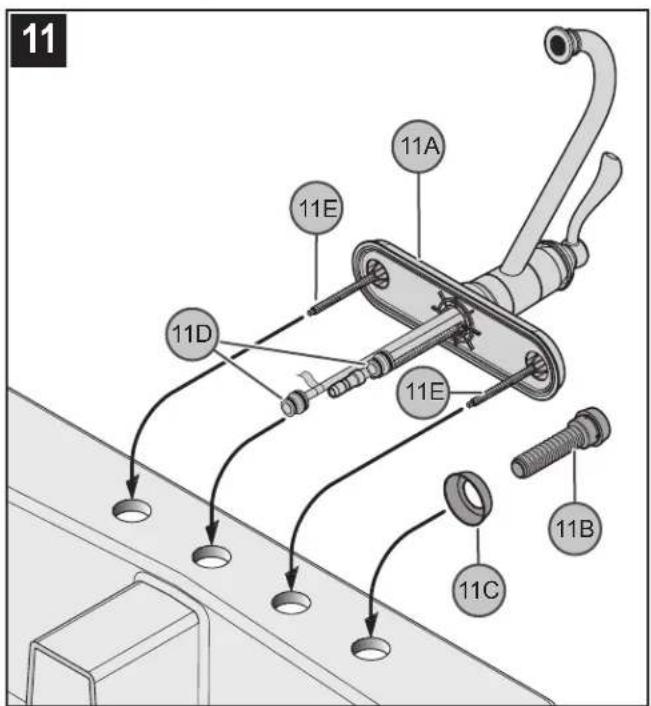 Pfister Portland LG34-4P - SIDE SPRAY INSTALLATION - 2