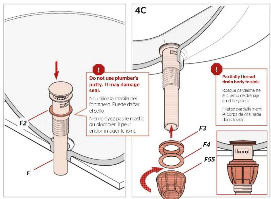 Pfister Havenridge - Couper l'alimentation en eau - 18