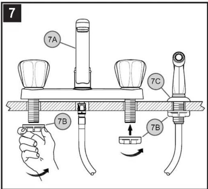 Pfister Pfirst Series G135-100 - Français : POSE DU MÉLANGEUR - 1