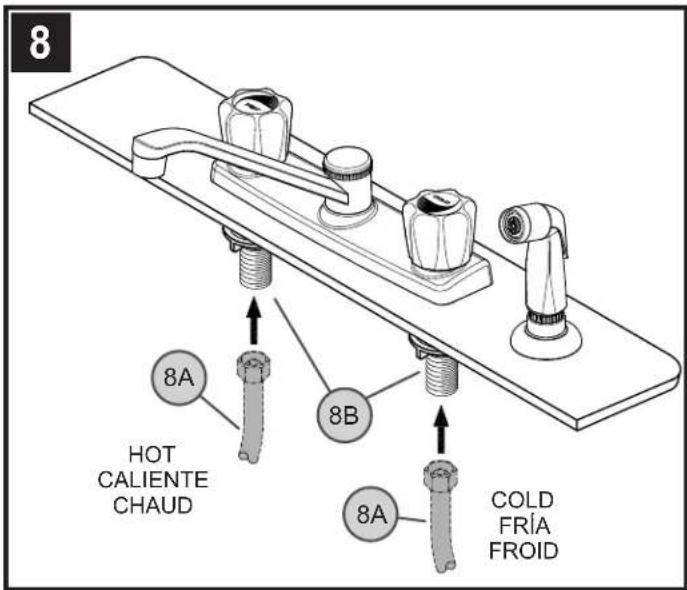 Pfister Pfirst Series G135-100 - Français : FIXATION DU MÉLANGEUR - 1