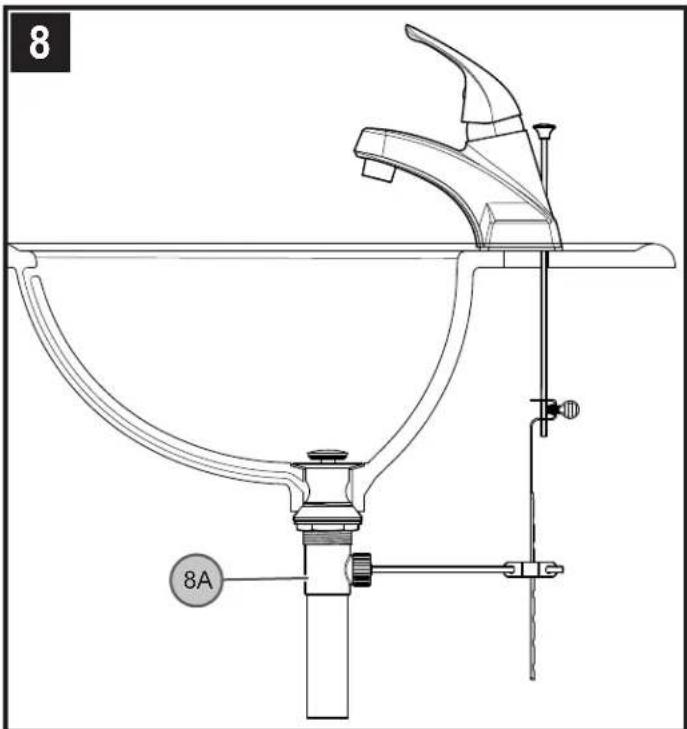 Pfister Pfirst Series LG142-700 - POP-UP ROD CONNECTION - 1