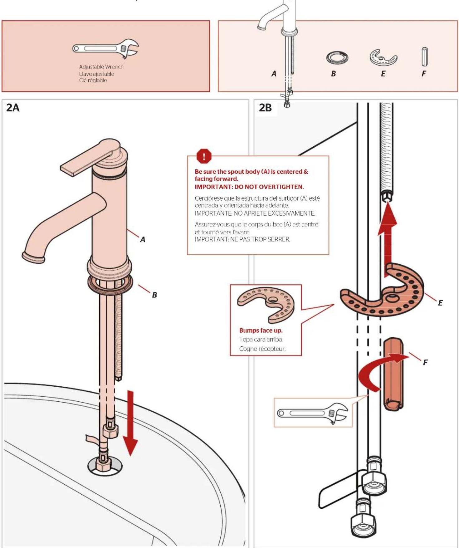 Pfister Havenridge LG42-HV0D - Install Faucet without Deckplate - 1