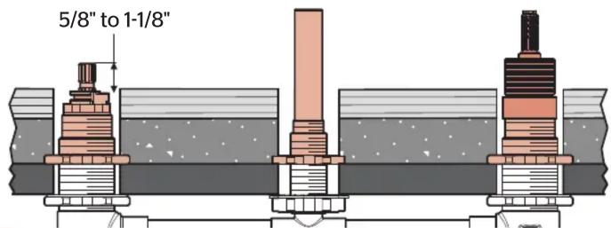 Pfister Havenridge RT65-HVBG - Couper l'alimentation en eau - 5