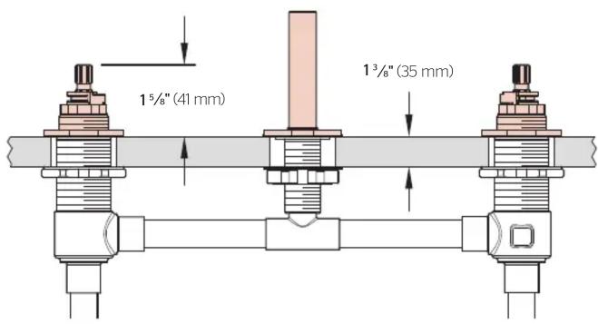 Pfister Arkitek RT6-5LPM - Couper l'alimentation en eau - 2