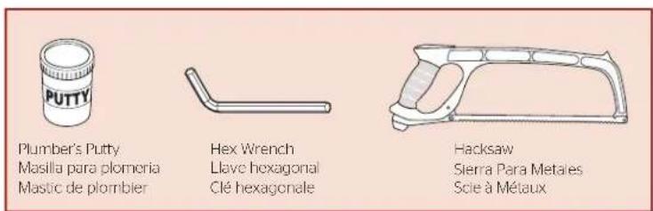 Pfister Woodbury RT6-5WDC - Install Handles &amp; Spout - 1