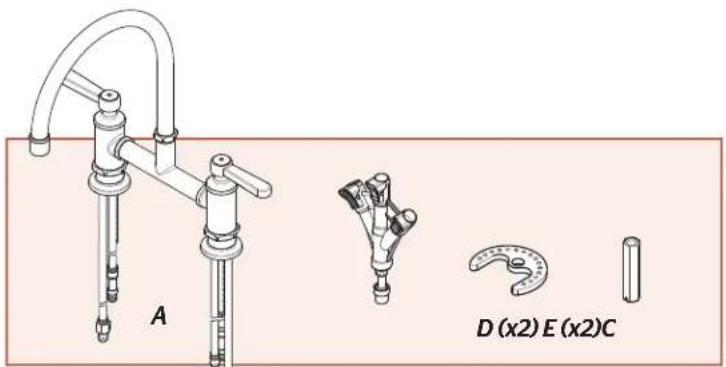 Pfister Port Haven GT31-TD - Turn Off Water Supply • Cierre el suministro de agua • Couper l'alimentation en eau - 4