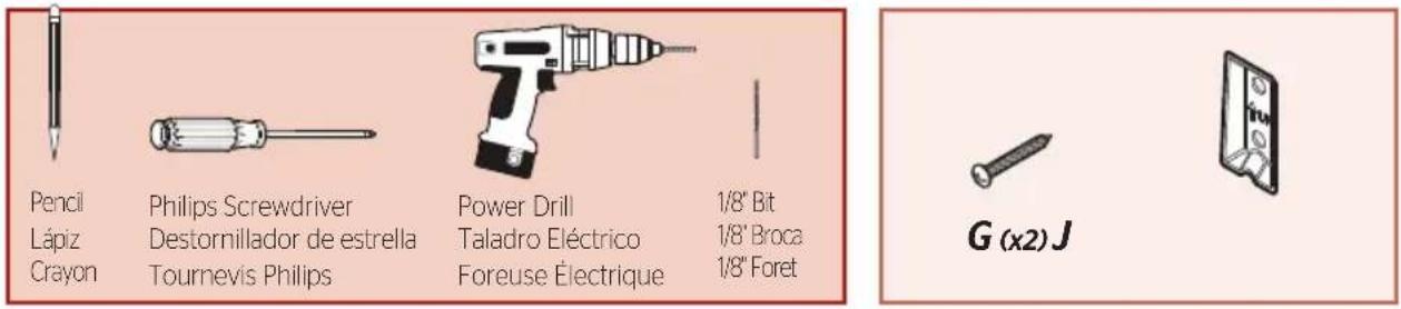 Pencil Philips Screwdriver Power Drill 1/8" Bit Lápiz Destornillador de estrella Taladro Eléctrico 1/8" Broca Crayon Tournevis Philips Foreuse Électrique 1/8" Foret G (x2) J