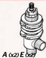 Pfister Pfirst Series 0X6-150 - Connect Water Supply Lines Conecte las tuberías de suministro de agua Connector les lignes d'approvisionnement en eau - 5