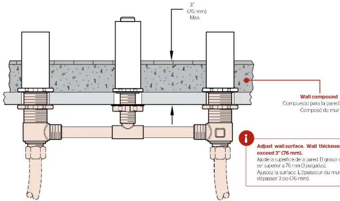 Pfister Pfirst Series 0X6-150 - Versez le composé de mur - 2
