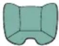 CHICCO KORY Essential i-Size - 40-80 см (макс. 13 кг) i-SIZE ISOFIX Universale встановлений, проти напрямку руху (Integral Universal ISOFIX "i-Size"): встановлення з базою Full 360 i-Size з опорною ніжкою (див. ілюстрації № 4–13B) - 2