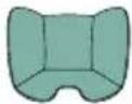 CHICCO KORY Essential i-Size - 40-80 см (не более 13 кг) Универсальный ремень против направления движения: установка с помощью 3-точечного ремня безопасности автомобиля (см. иллюстрации № 16 - 26) - 3